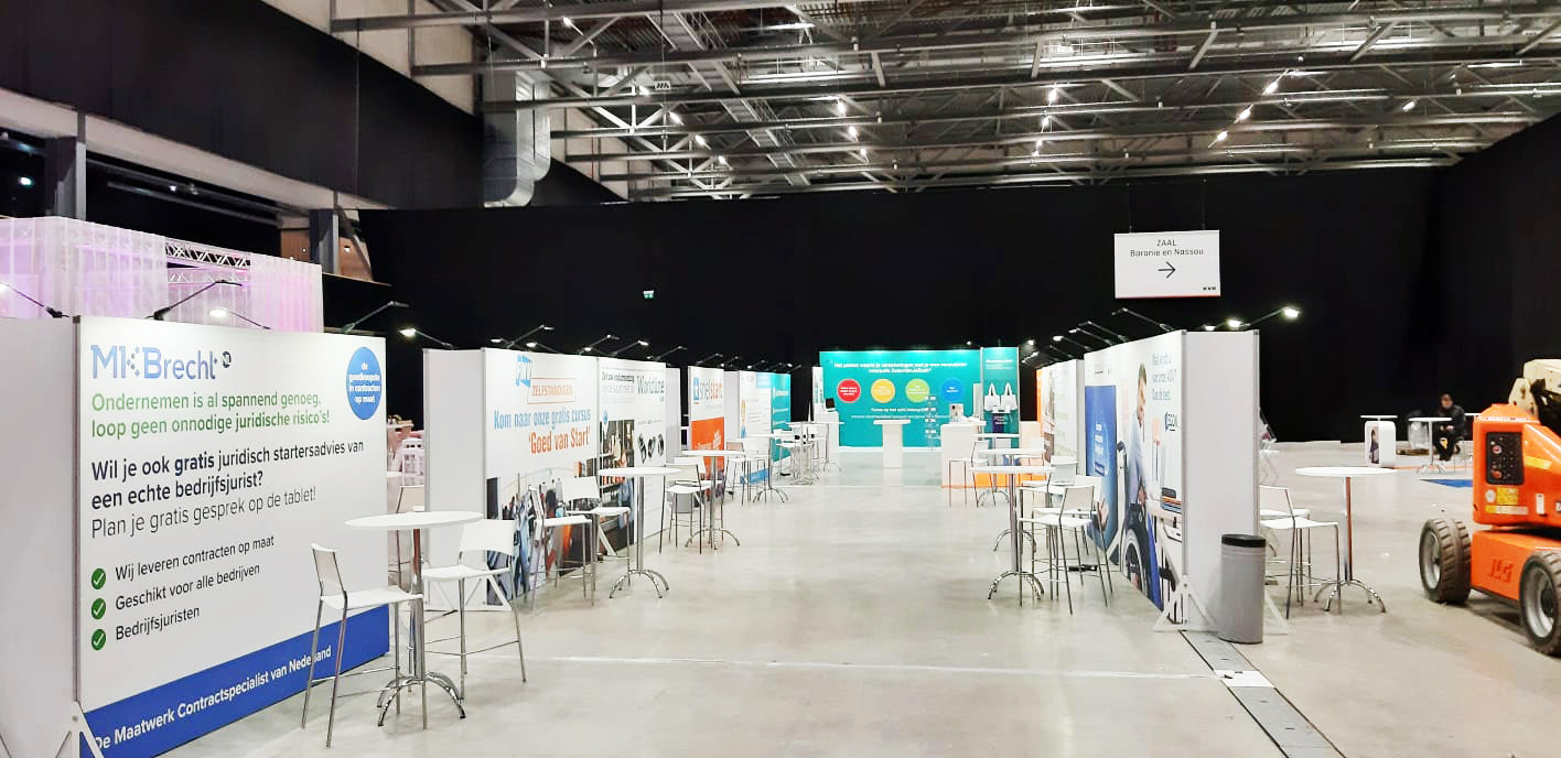 Stageframe Beurs / Achterwand 3 x 2.20 meter