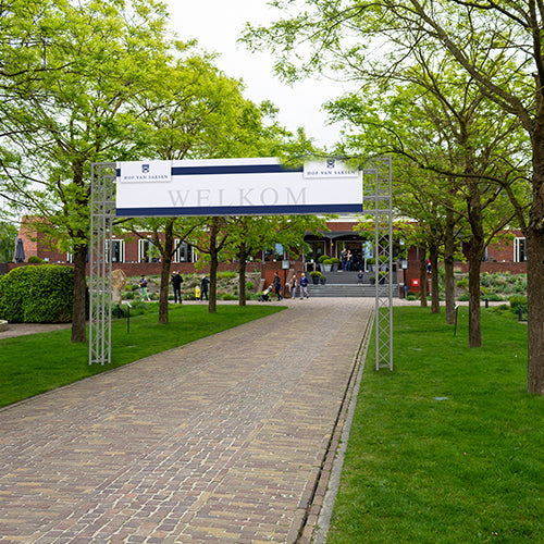 Hof van saksen entrance arch