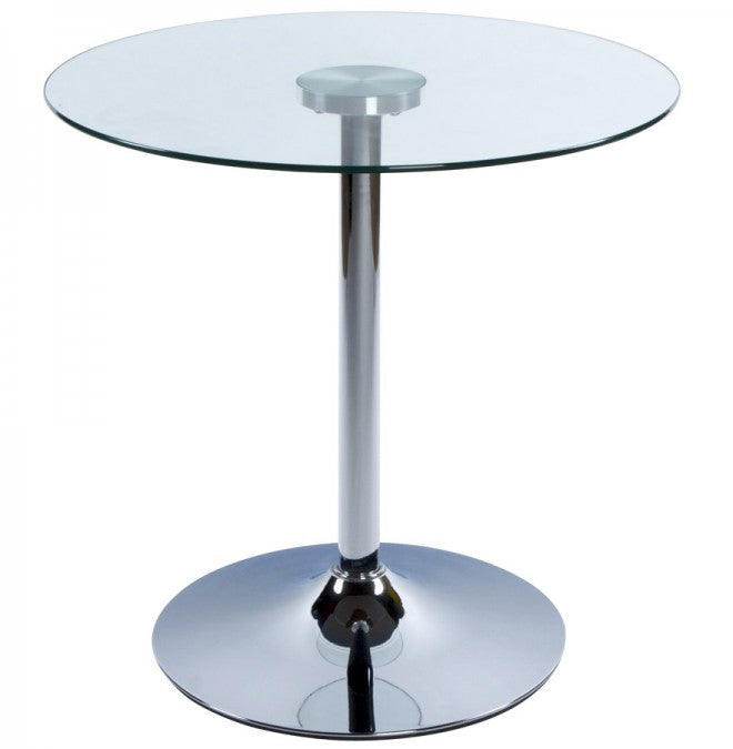 Round coffee table glass