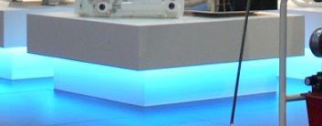 Bano Pedestal 001 with LED lighting
